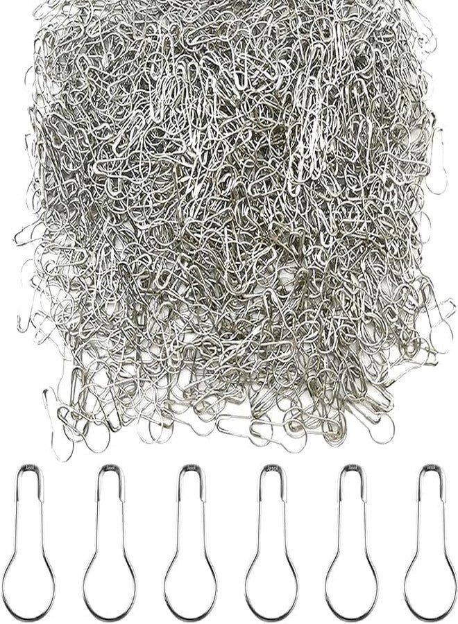 GREENGROW Mix Steel Metal Safety Pin (Silver, 22 mm) -Pack of 100 (100, Silver) - Image 1
